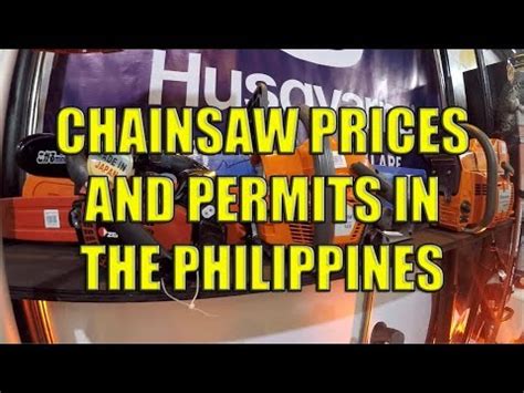 chainsaw price list philippines